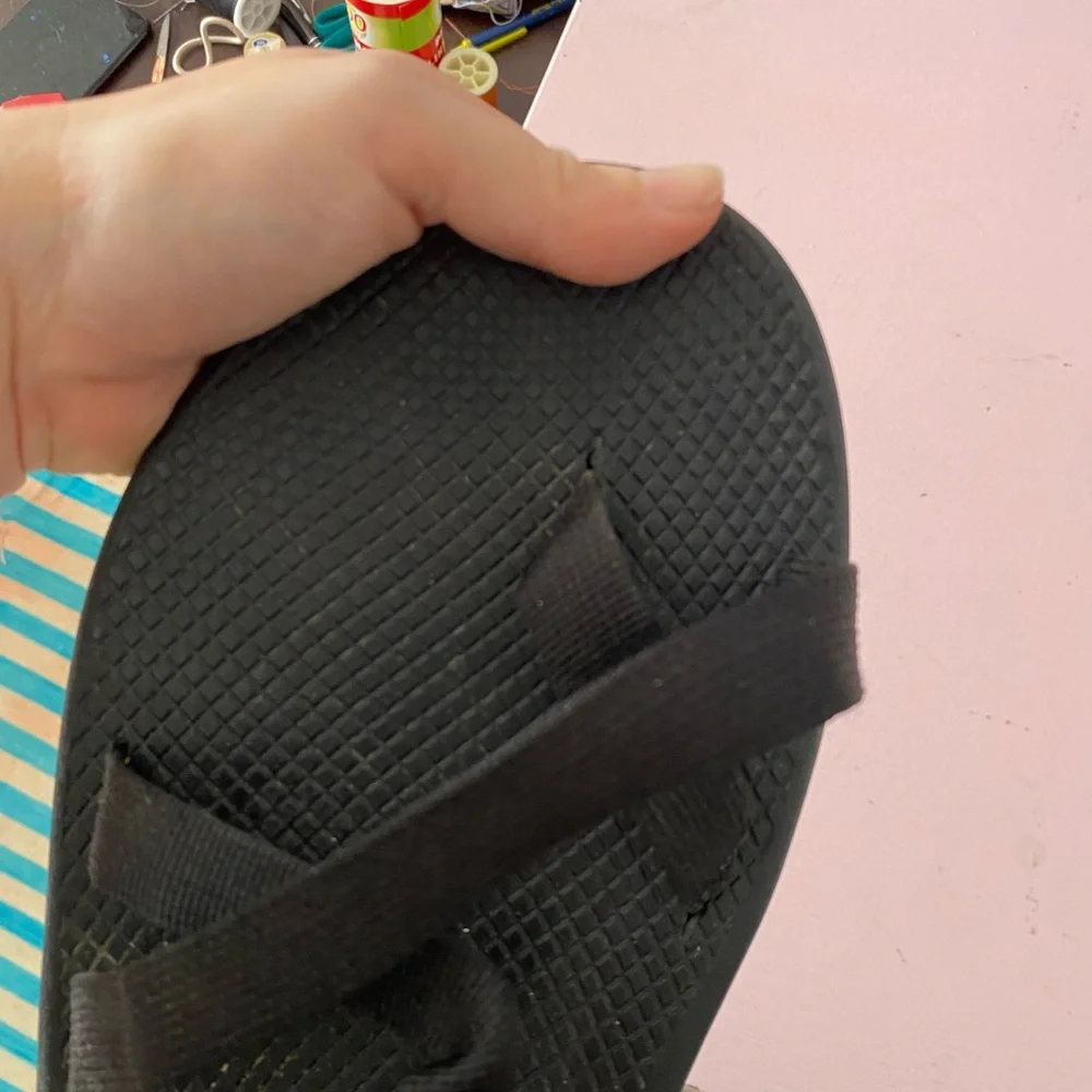 Chaco Z/2 Classic hiking water sandals adjustable toe loop Men’s 14 with flaw